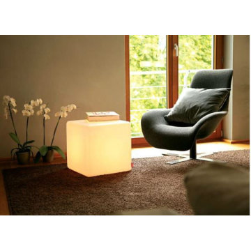 asiento al aire libre recargable venta directa de fábrica 40 cm led cube